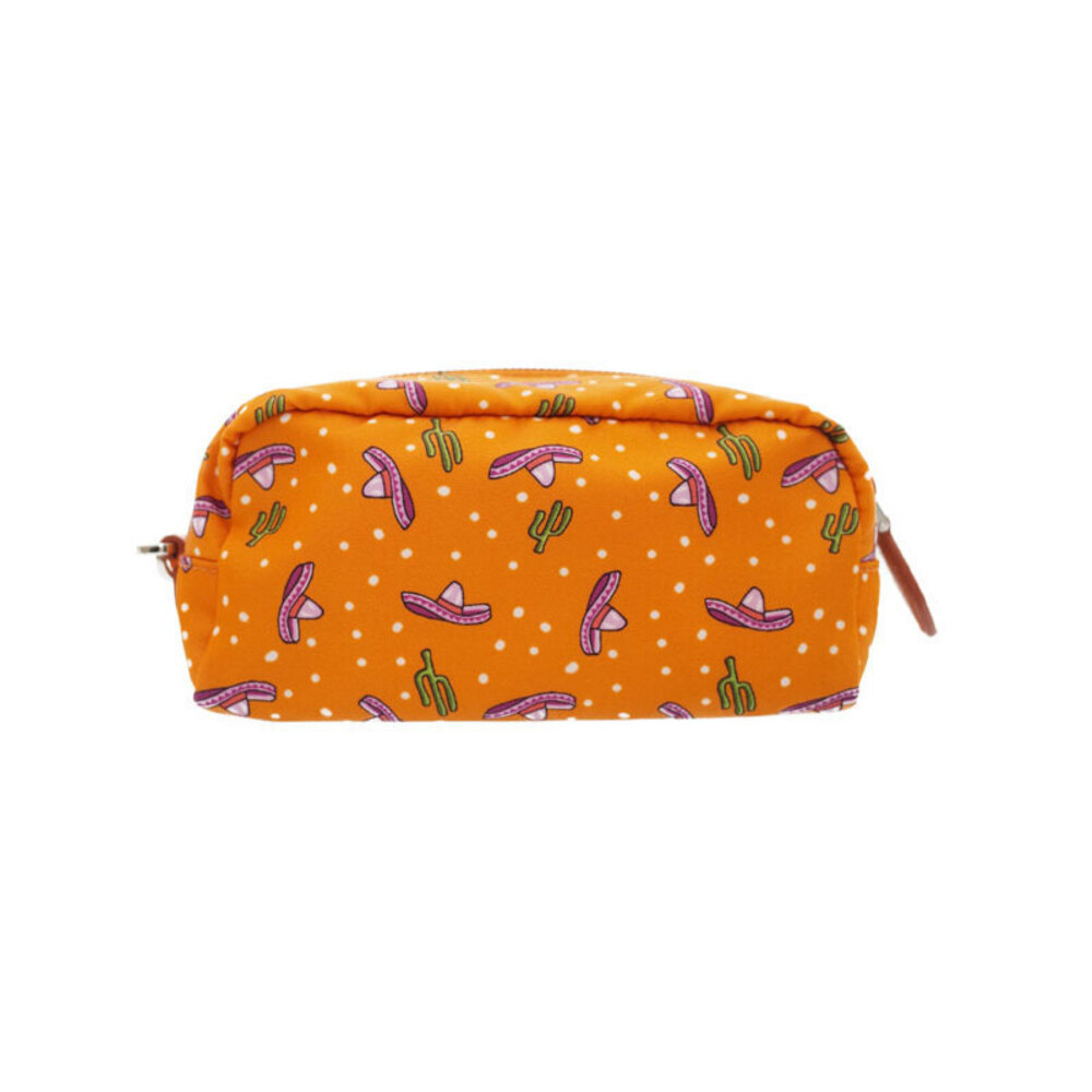 Prada printed Pouch Hat sombreros cactus Mexican nylon orange